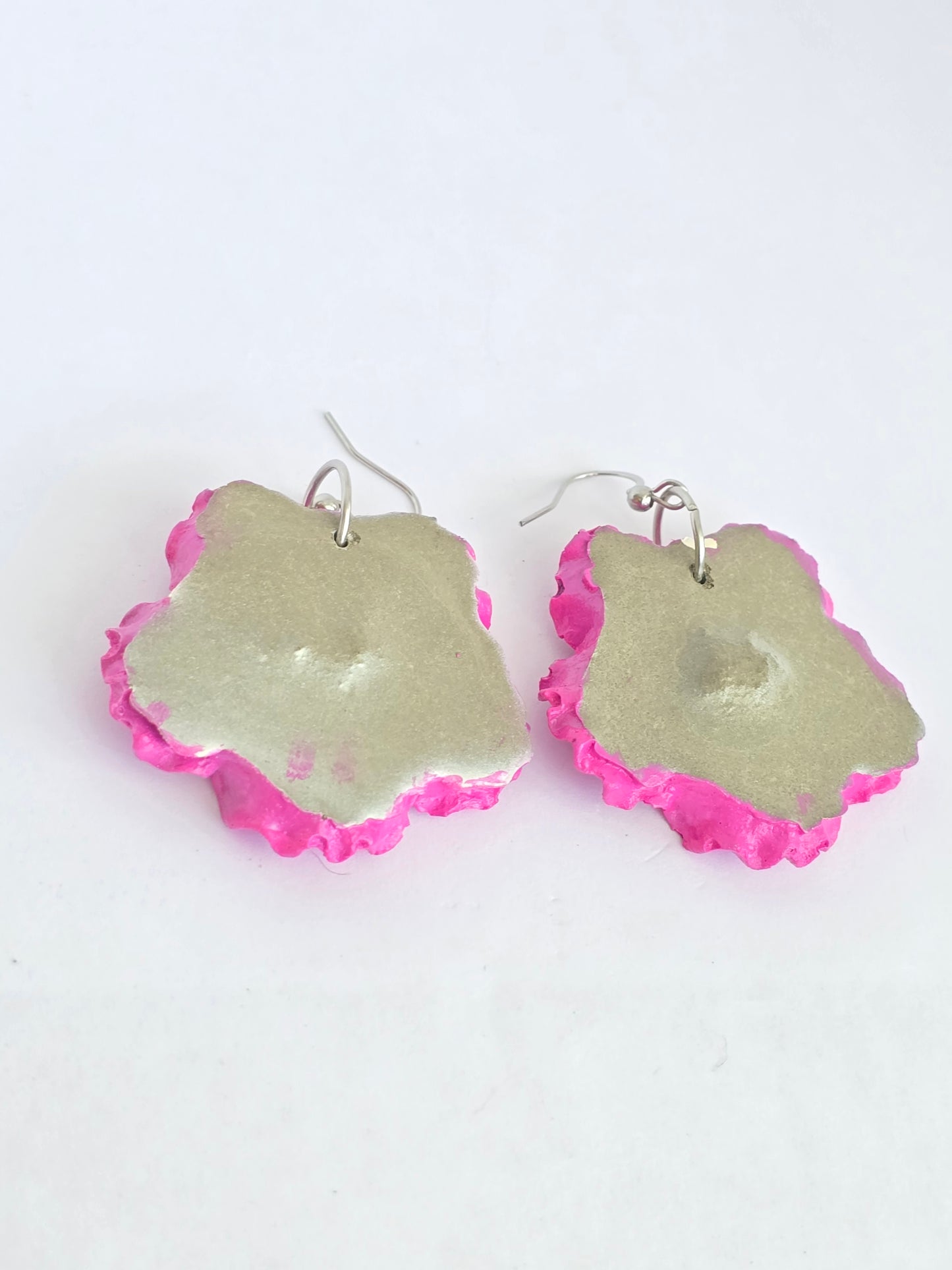 Amapola Grande Rosa Plata