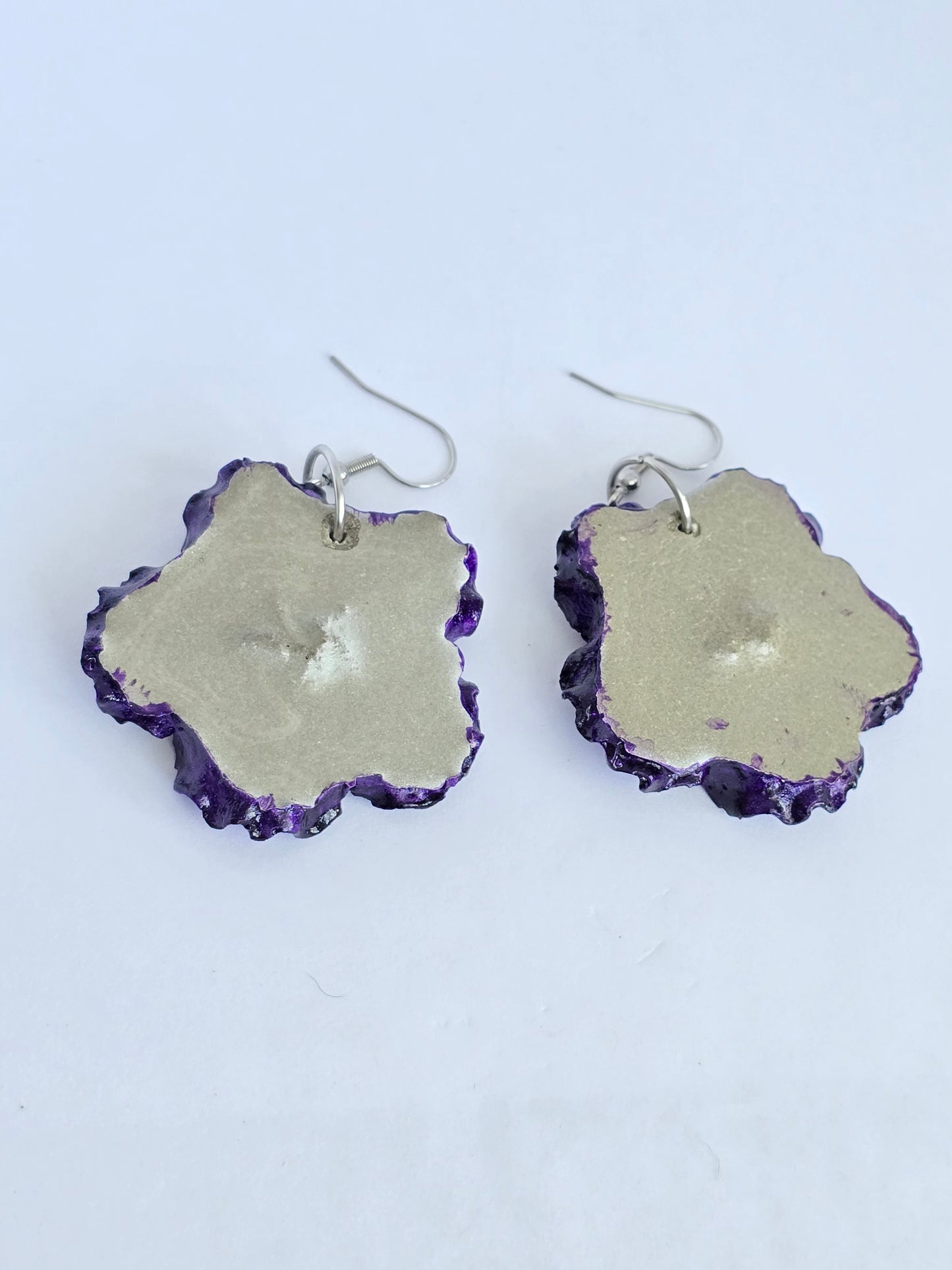 Amapolas Grandes Violeta Plata
