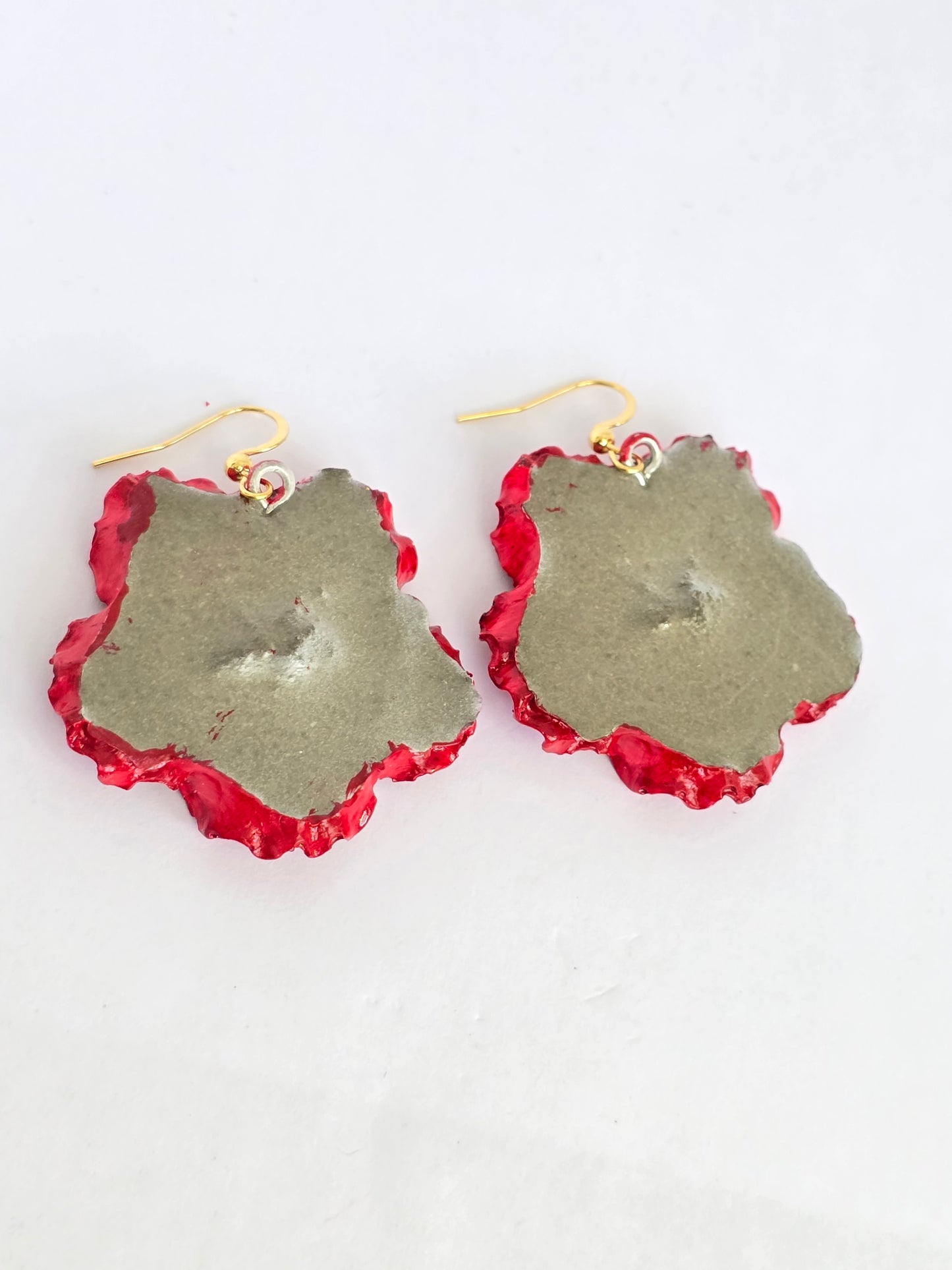 Amapolas Grandes Rojas Oro