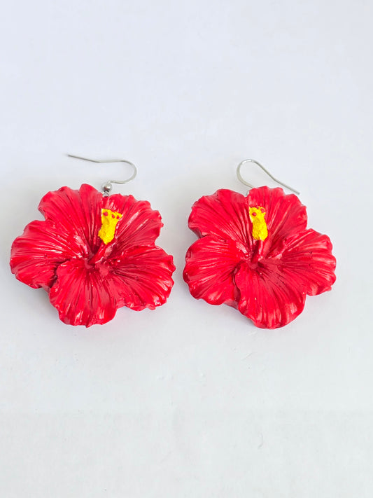 Amapolas Grandes Rojas Plata