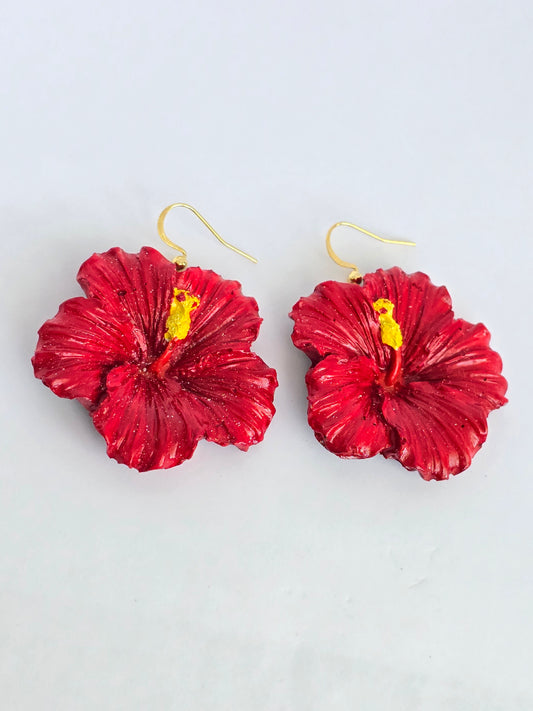 Amapolas Grandes Rojas Oro
